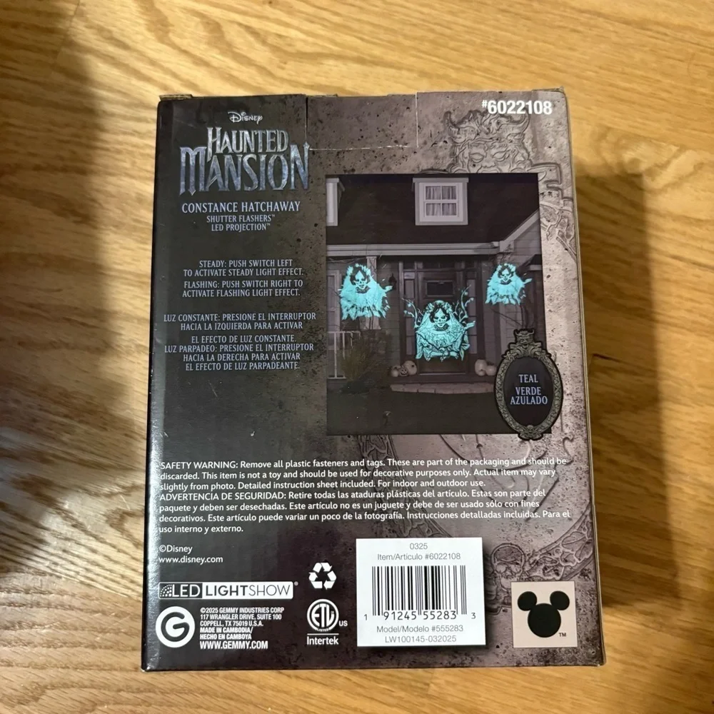 Disney Haunted Mansion LED Projection Constance Hatchaway Halloween NEW Light